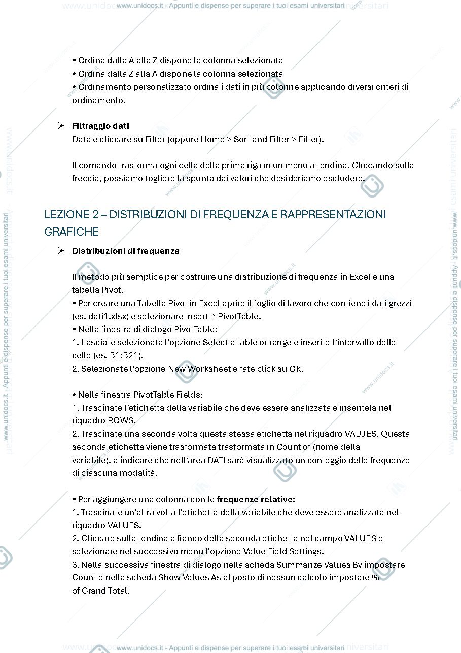 Anteprima pagina 2 — passaggi excel 