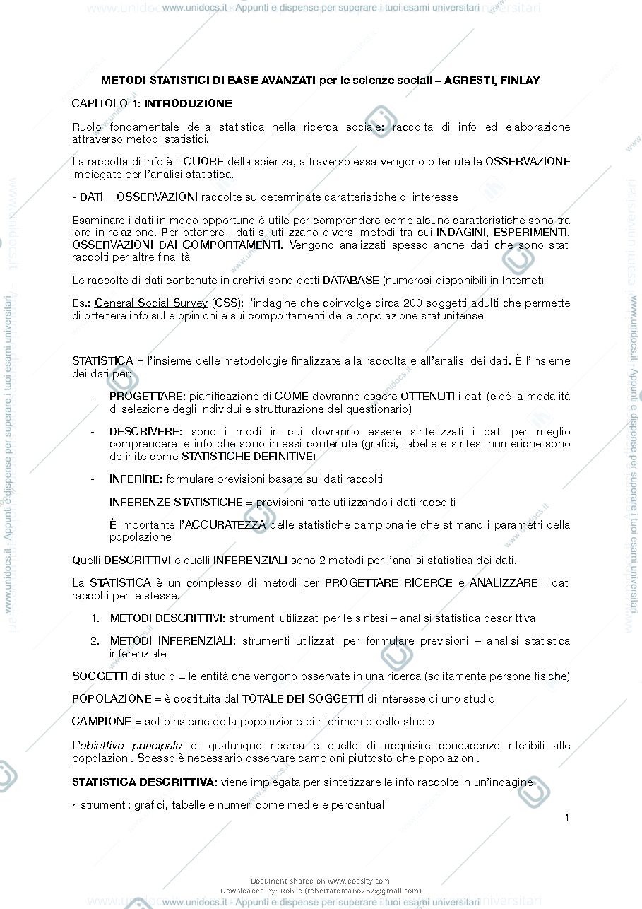 Anteprima pagina 2 — Analisi dei dati libro