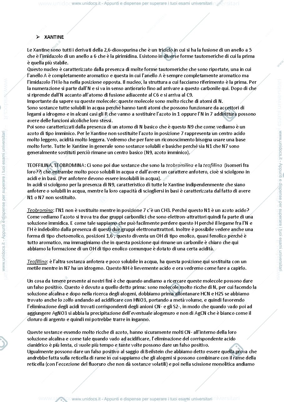 Anteprima pagina 1 — Reazioni di riconoscimento 
