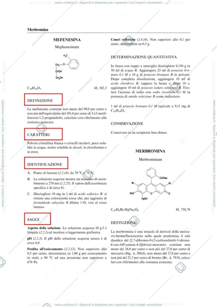 Anteprima pagina 2 — Appunti Analisi dei fitoderivati I