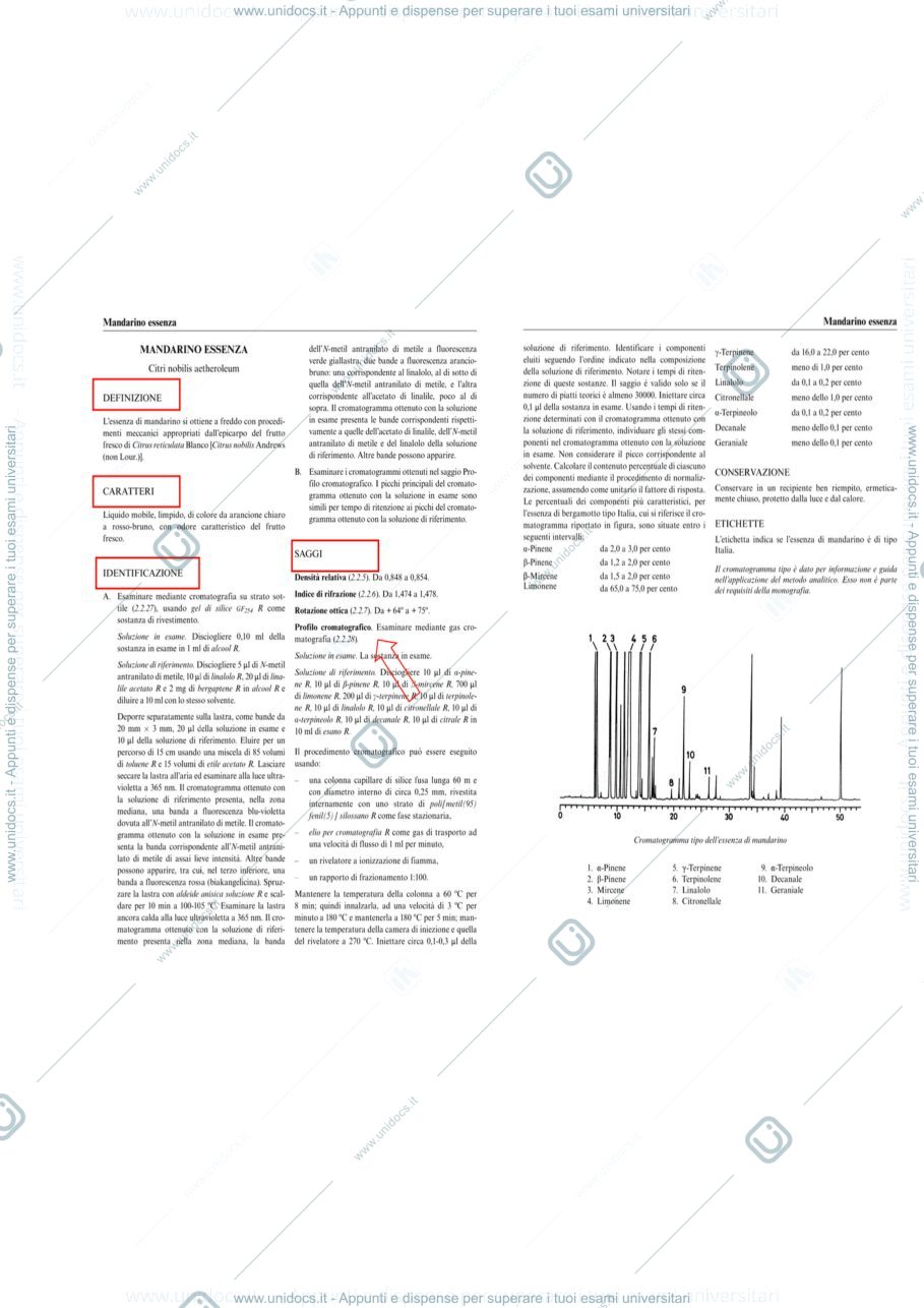 Anteprima pagina 3 — Appunti Analisi dei fitoderivati I
