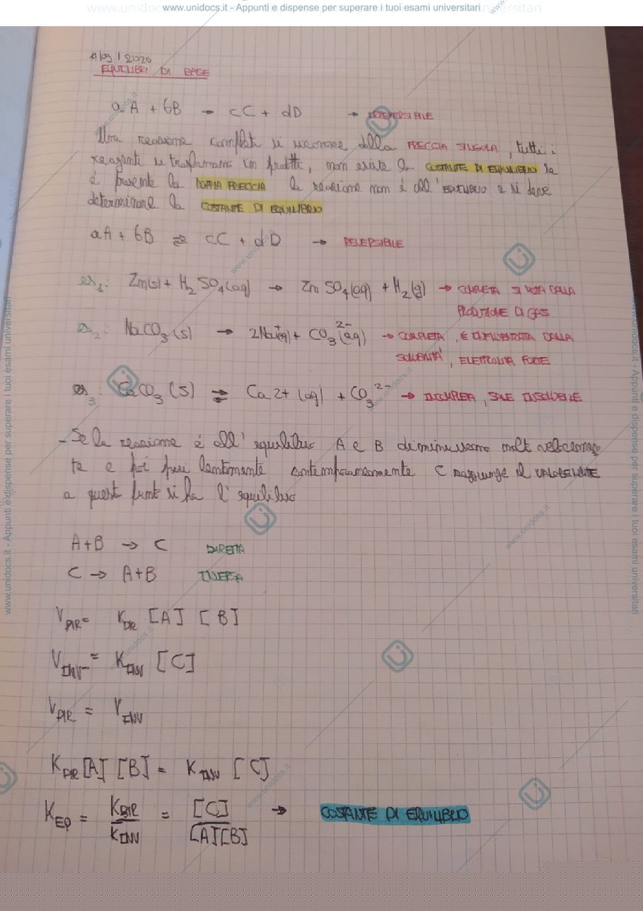 Anteprima pagina 1 — Equilibri di base