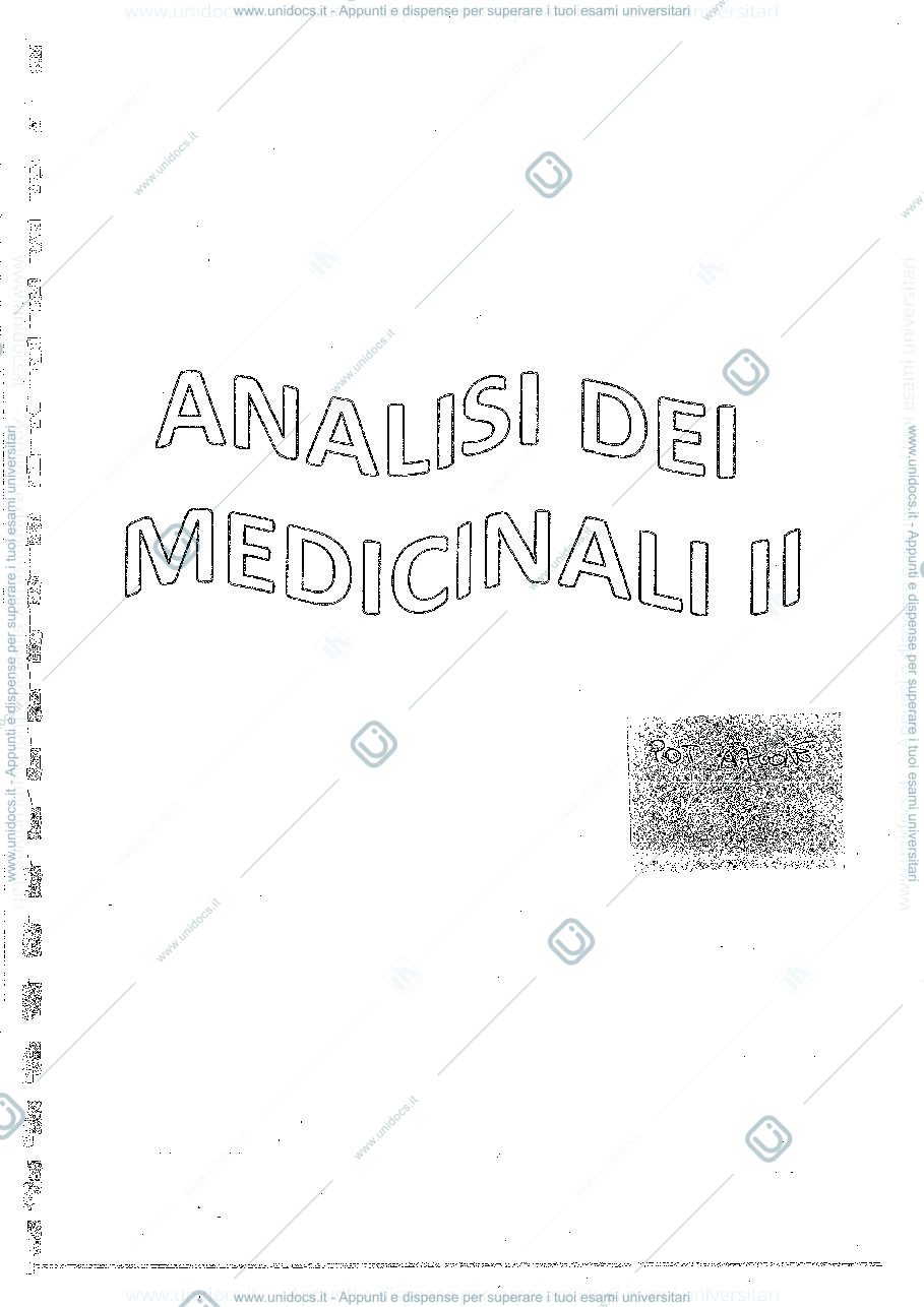 Anteprima pagina 1 — Analisi dei medicinali 2