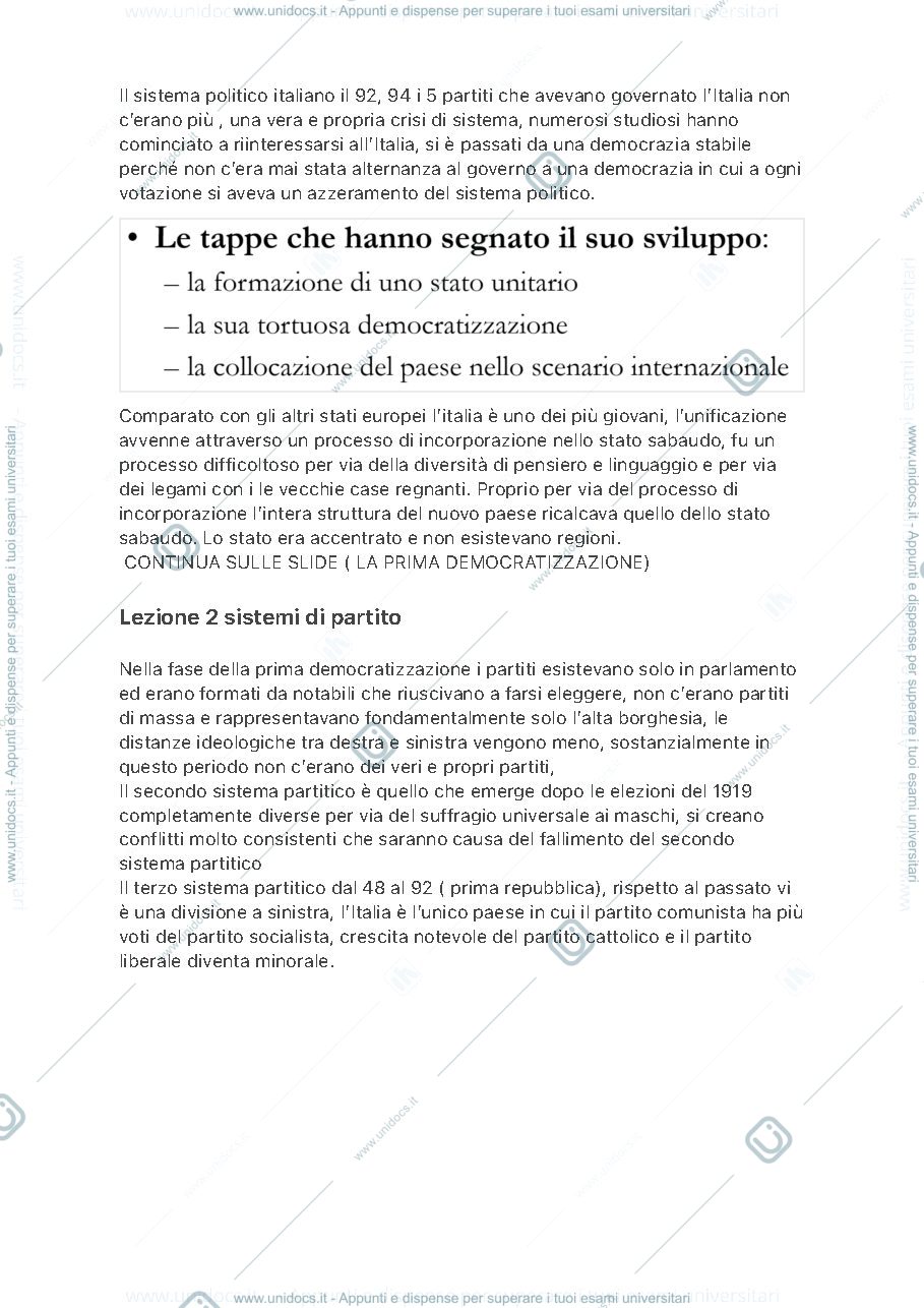 Anteprima pagina 3 — Analisi dei processi decisionali e sistema politico 