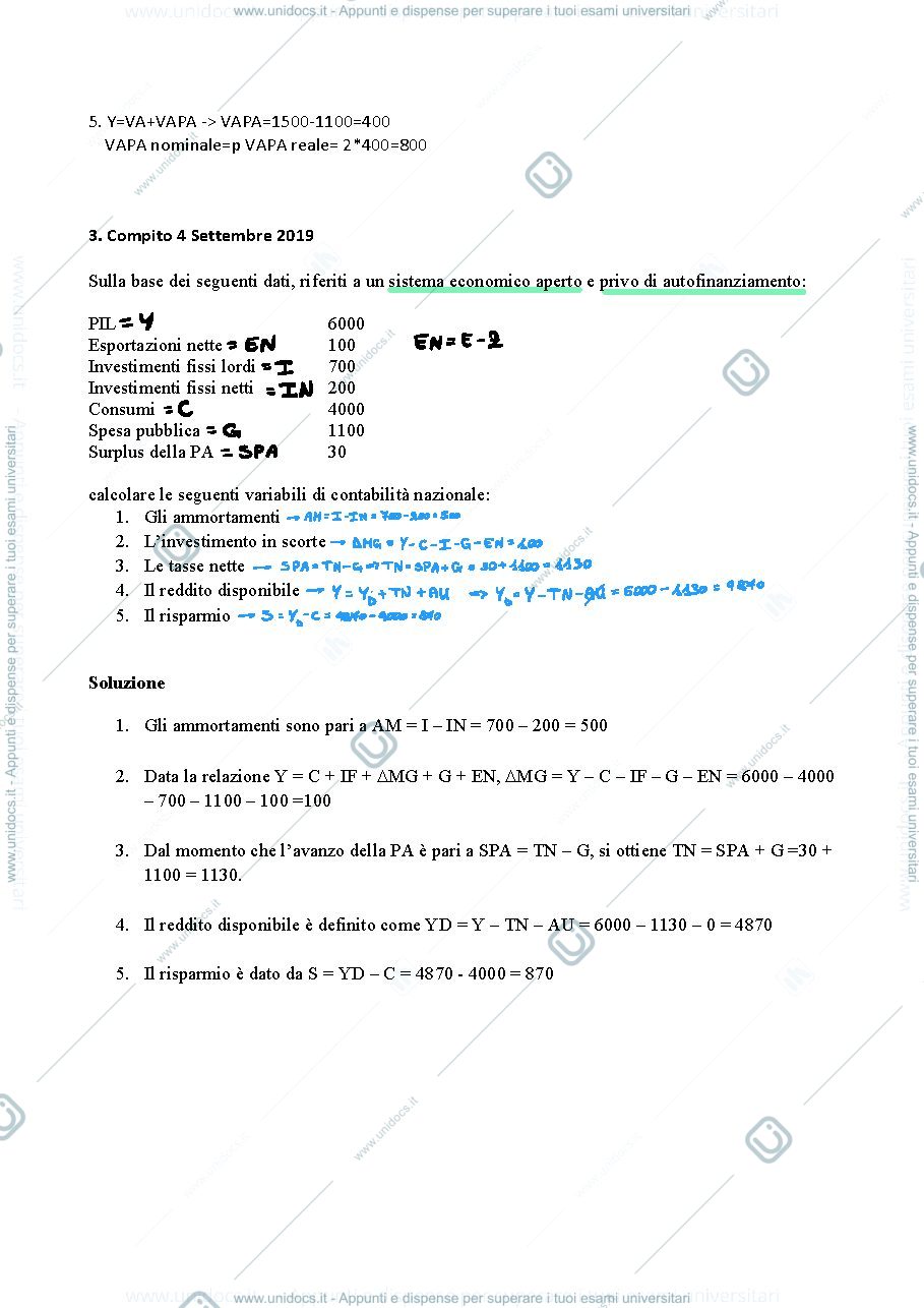 Anteprima pagina 2 — Esercizi contabilità 