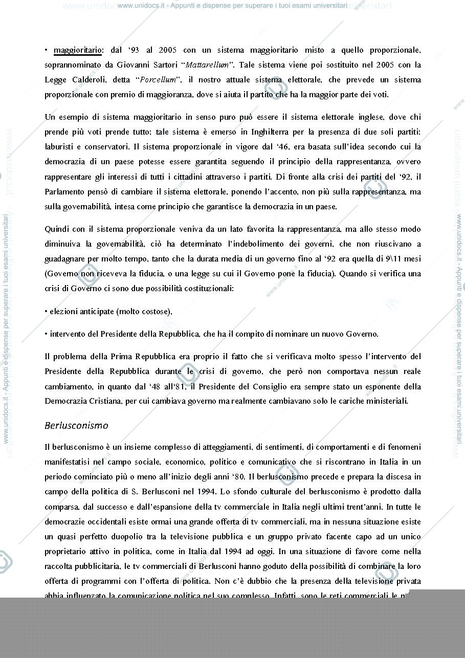 Anteprima pagina 3 — le parole della politica