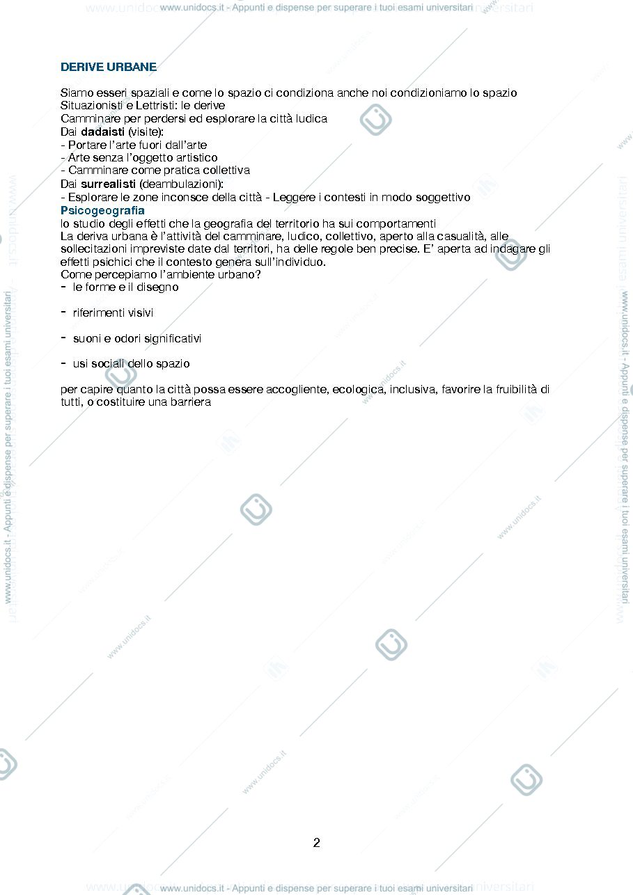 Anteprima pagina 2 — appunti di analisi del territorio 