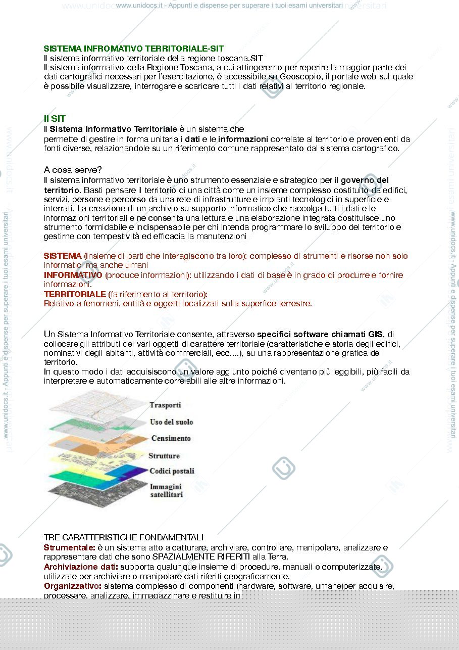Anteprima pagina 3 — appunti di analisi del territorio 
