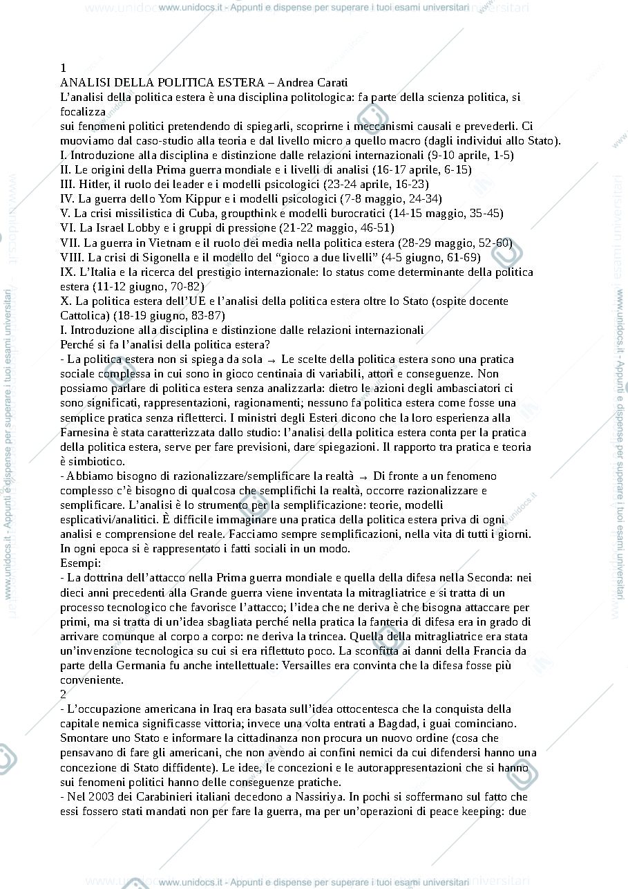 Anteprima pagina 1 — Appunti APE
