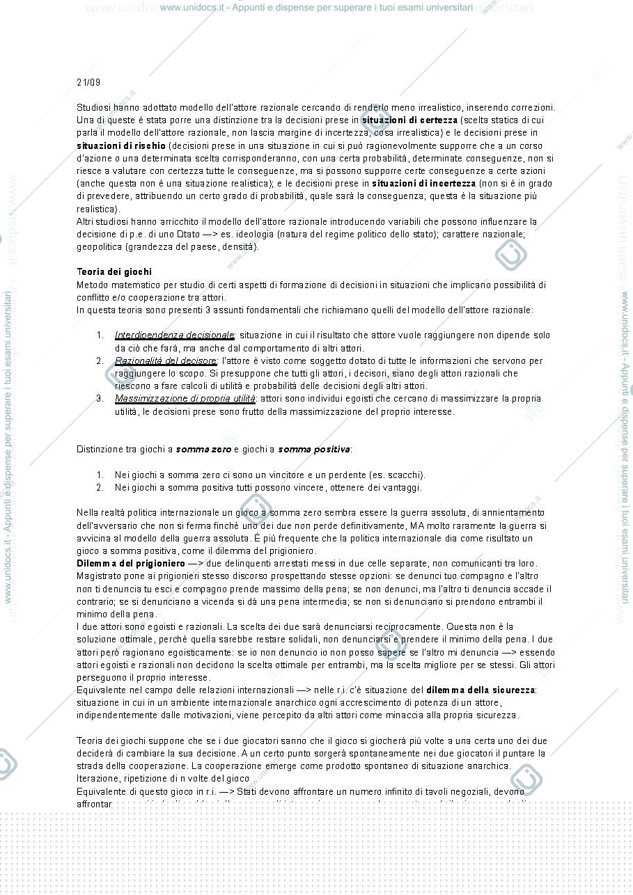 Anteprima pagina 1 — appunti corso completi