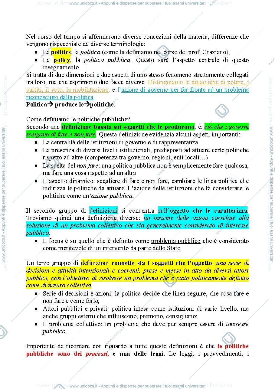 Anteprima pagina 2 — Appunti Analisi delle politiche pubbliche aa 2021/2022