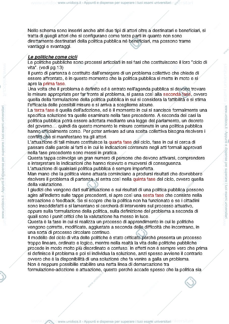 Anteprima pagina 4 — Analisi delle politiche pubbliche 