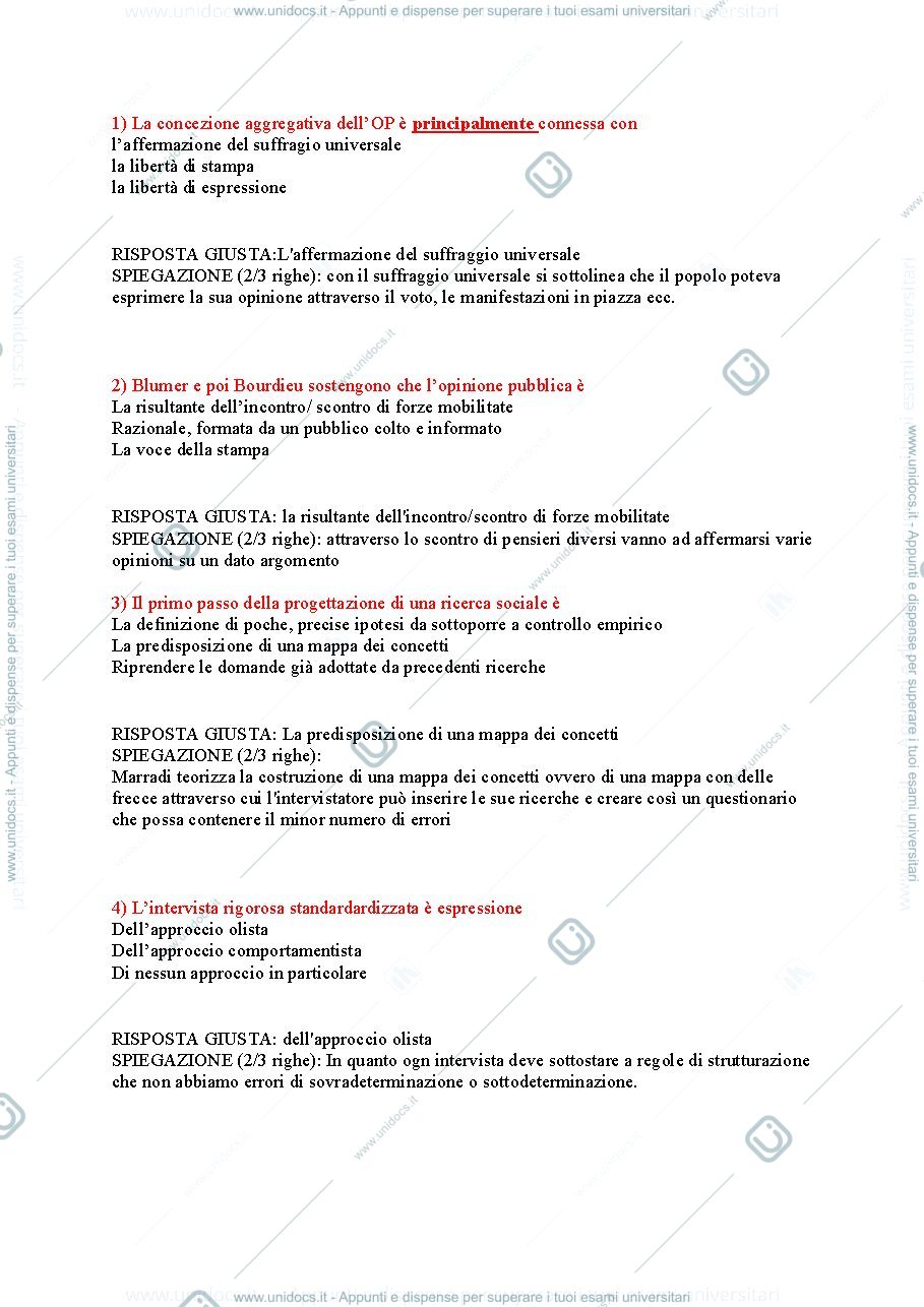 Anteprima pagina 1 — domande esame
