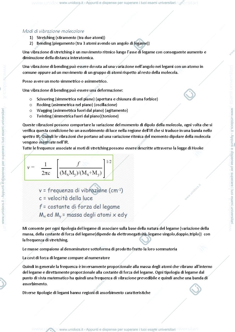 Anteprima pagina 3 — Analisi di biomolecole