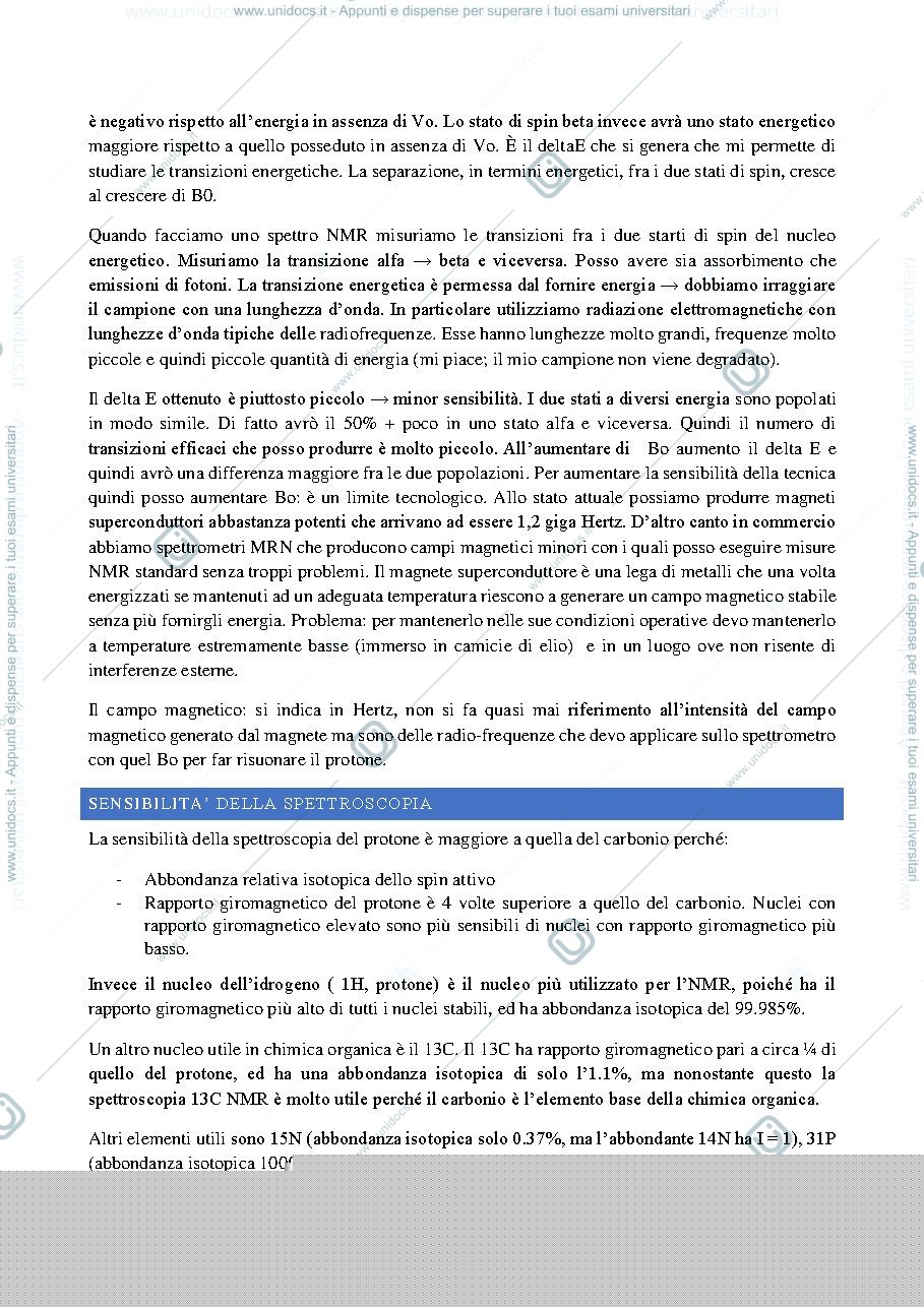 Anteprima pagina 3 — NMR Analisi di biomolecole