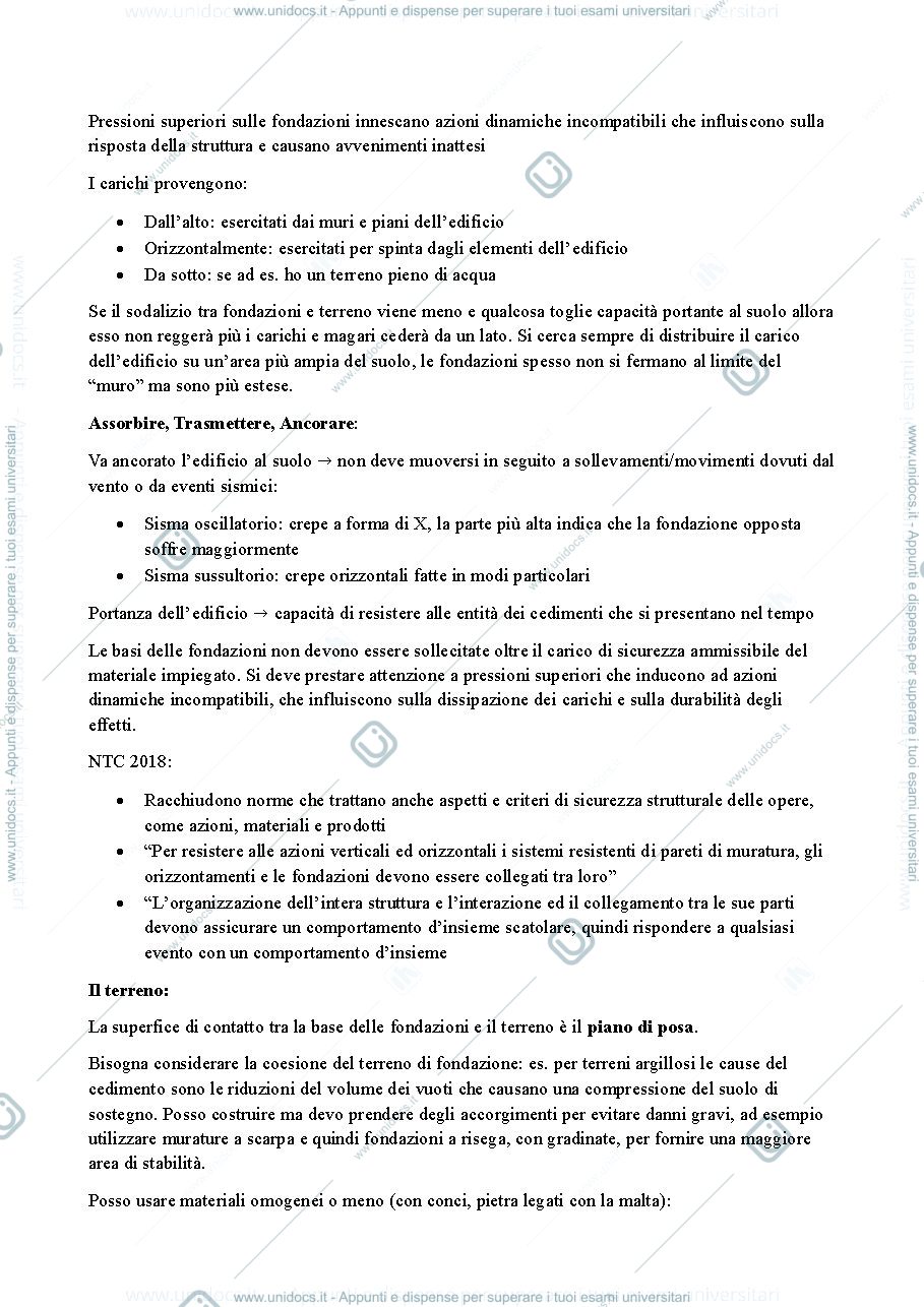 Anteprima pagina 4 — Appunti Analisi e Diagnostica dei Beni Culturali Architettonici