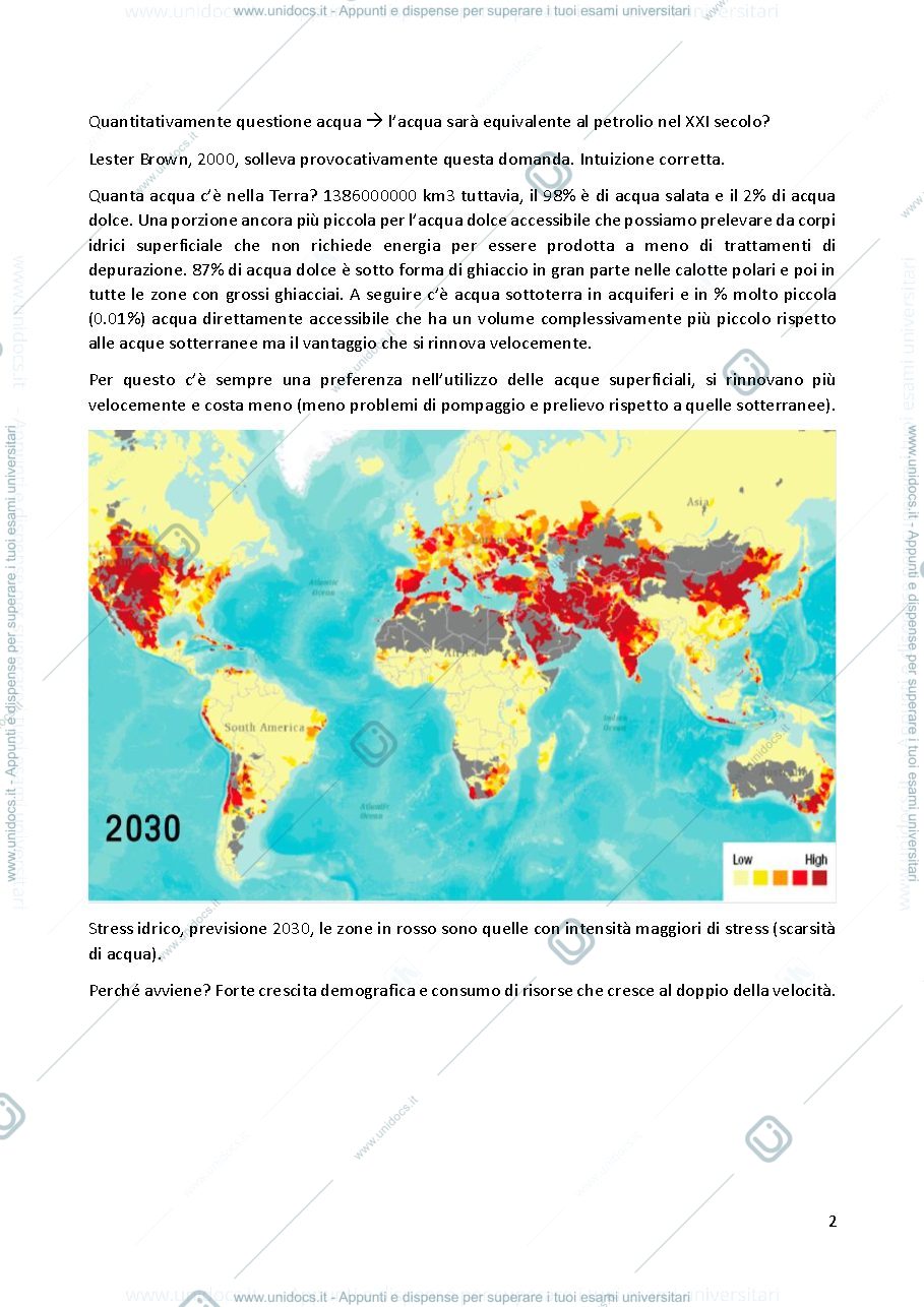 Anteprima pagina 2 — Appunti ANALISI E GESTIONE DEI SISTEMI AMBIENTALI