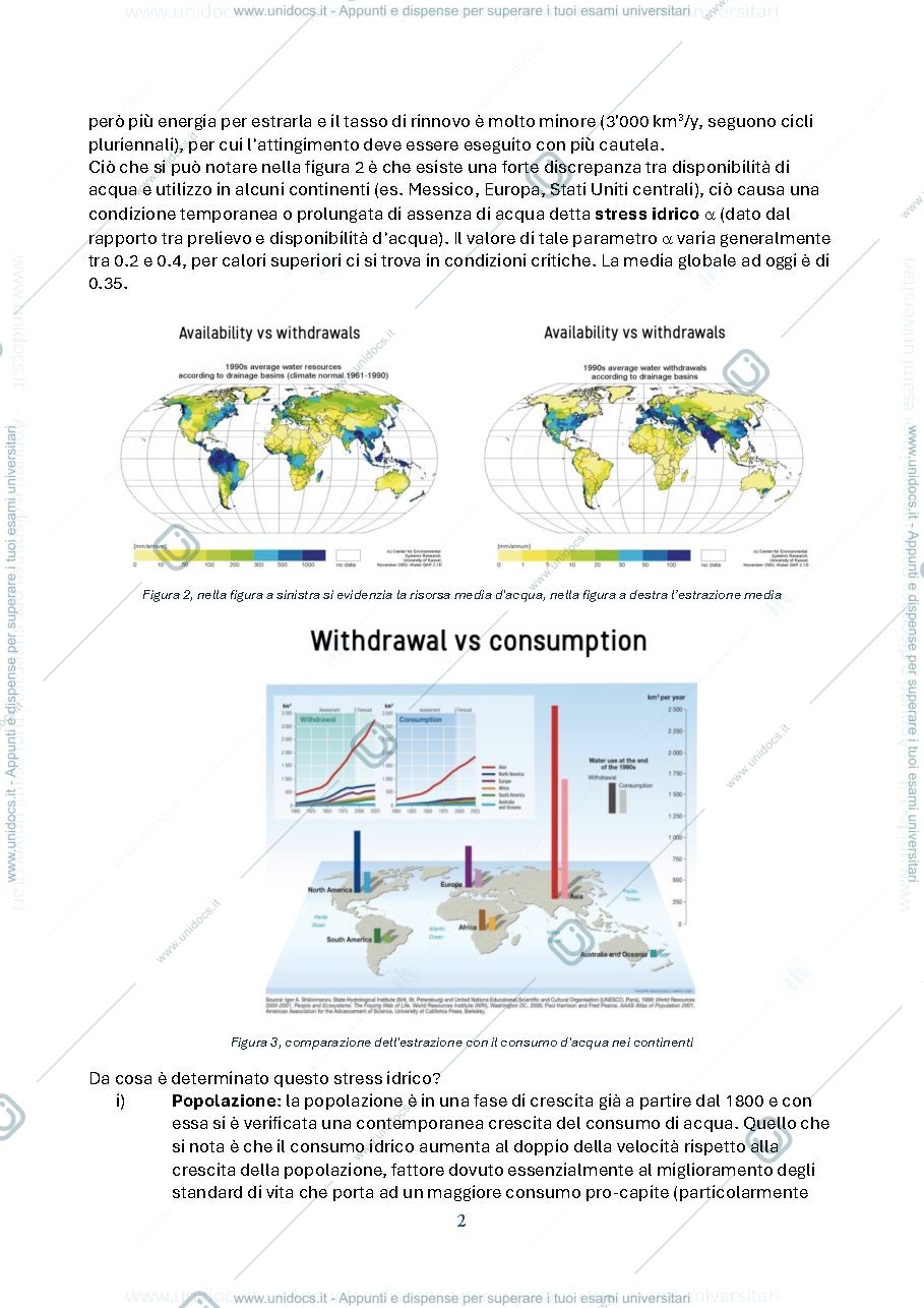 Anteprima pagina 2 — Analisi e gestione delle risorse naturali - dispensa