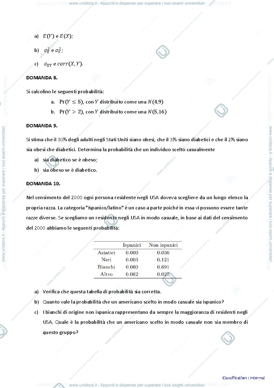 Anteprima pagina 3 — Esercizi facs simile esame