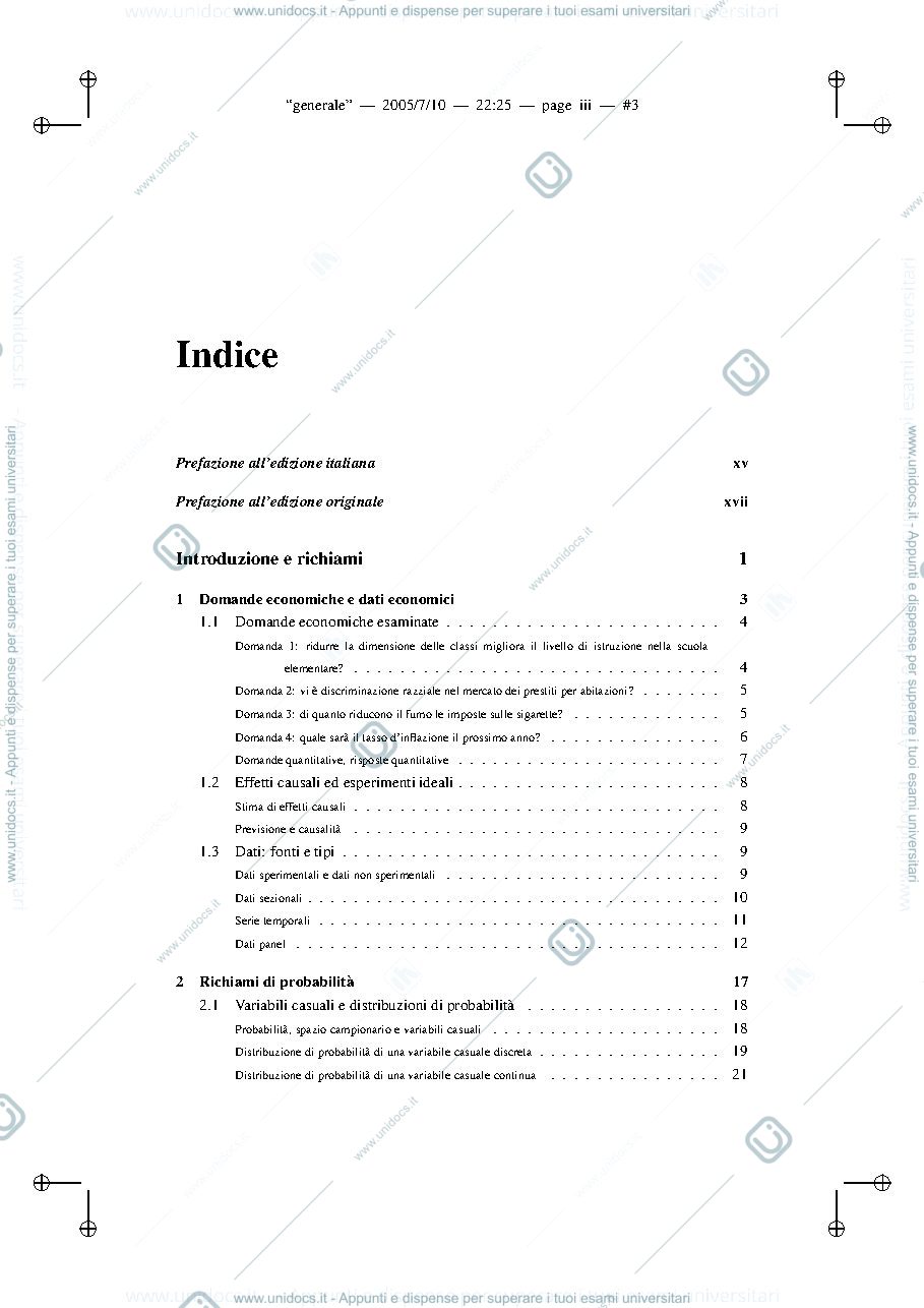 Anteprima pagina 3 — libro di econometria