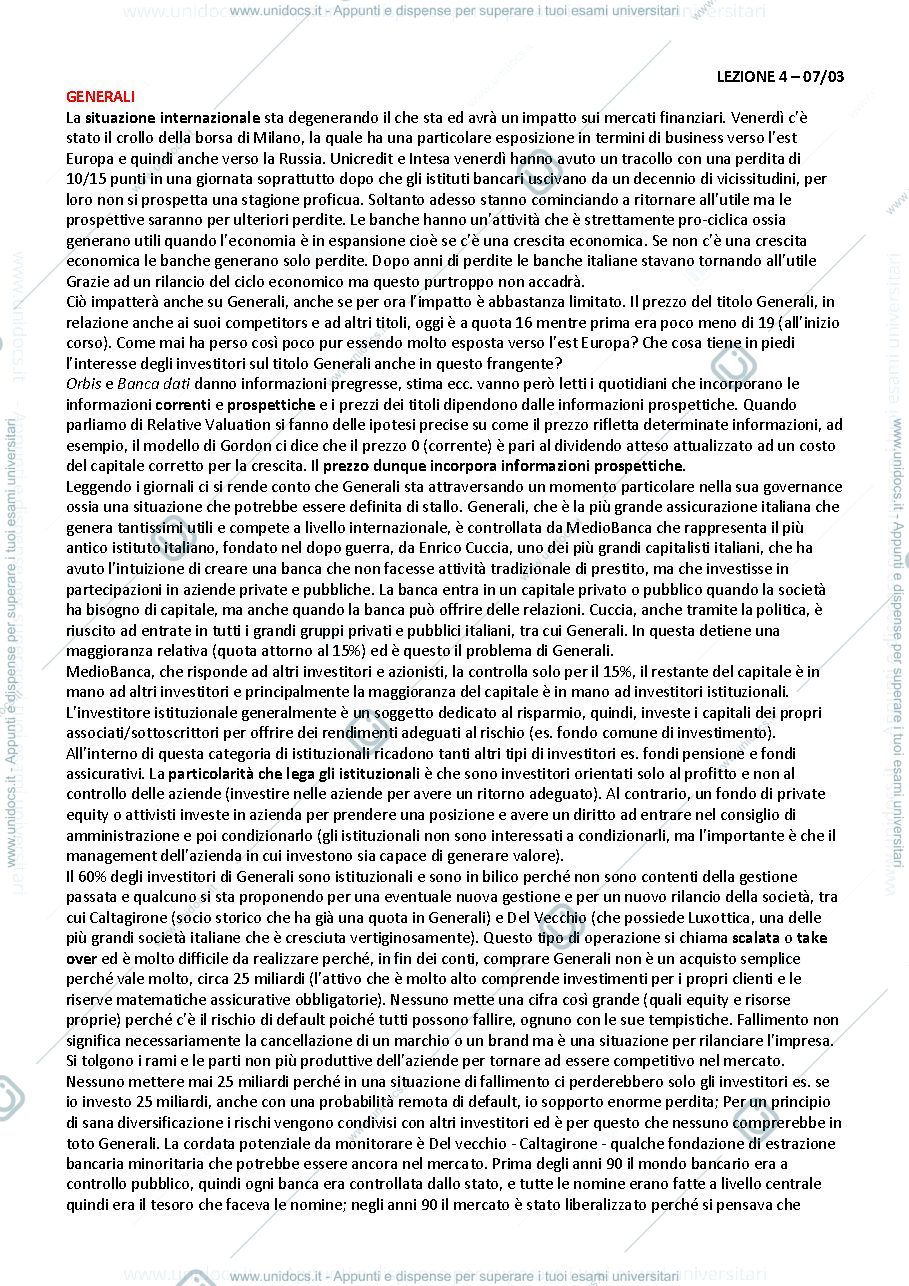 Anteprima pagina 1 — Lezione 4