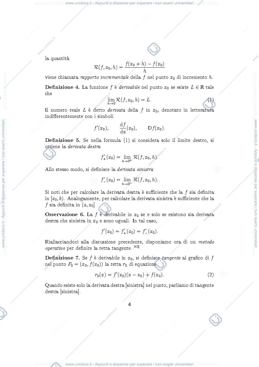 Anteprima pagina 4 — Derivata Prof:Pata