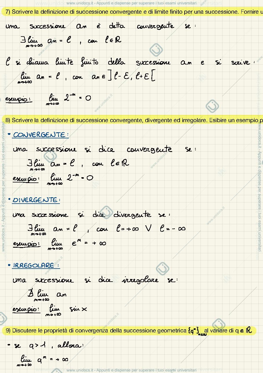 Anteprima pagina 3 — Syllabus di Analisi 1