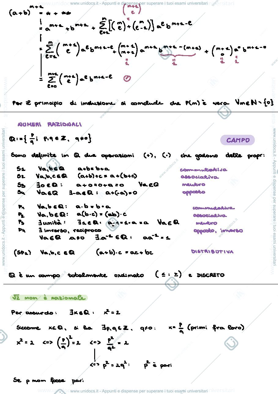 Anteprima pagina 3 — Valentina franceschi appunti di analisi 1 