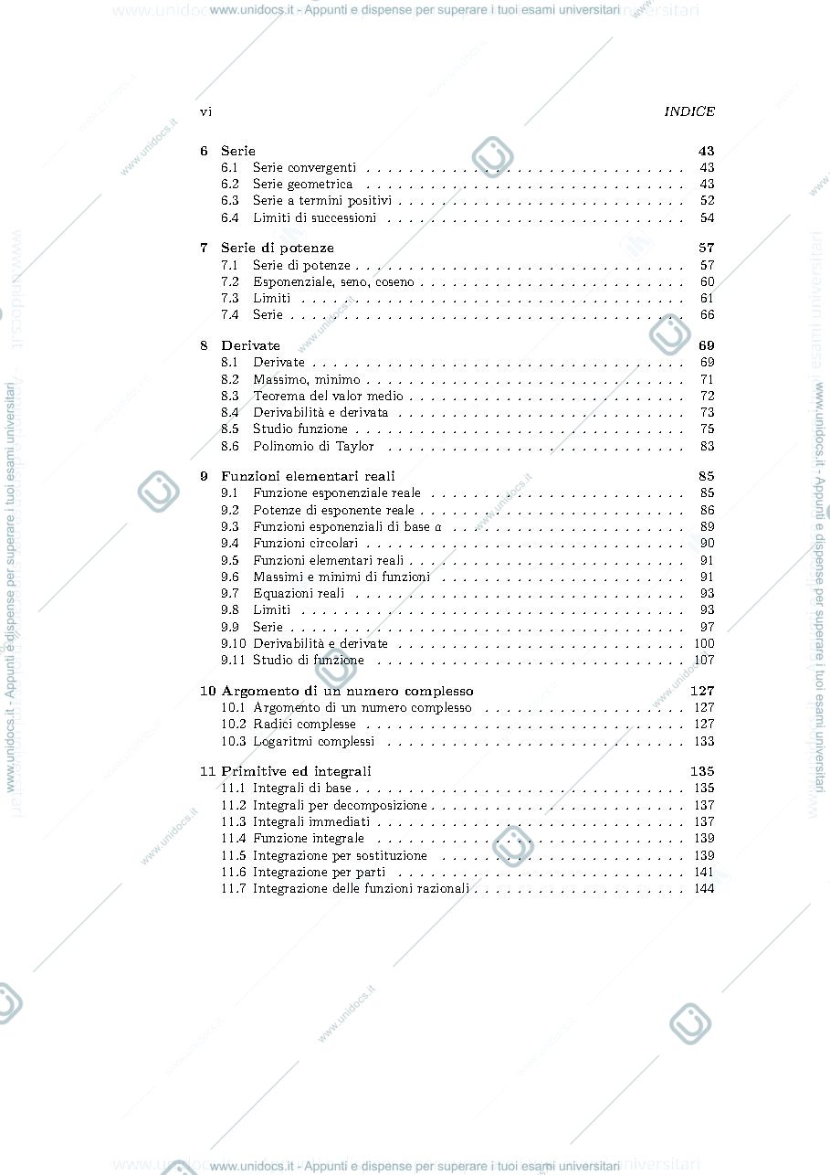 Anteprima pagina 4 — esercizi per corso Analisi 1 prof.Pata