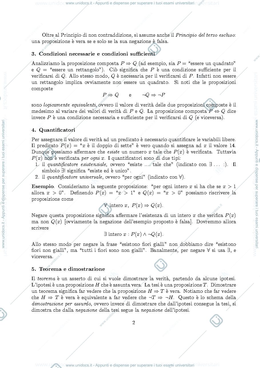Anteprima pagina 2 — Logica e Insiemi prof:Pata