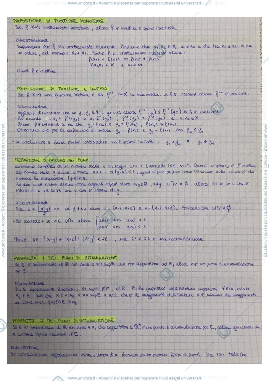 Anteprima pagina 2 — prime definizioni 