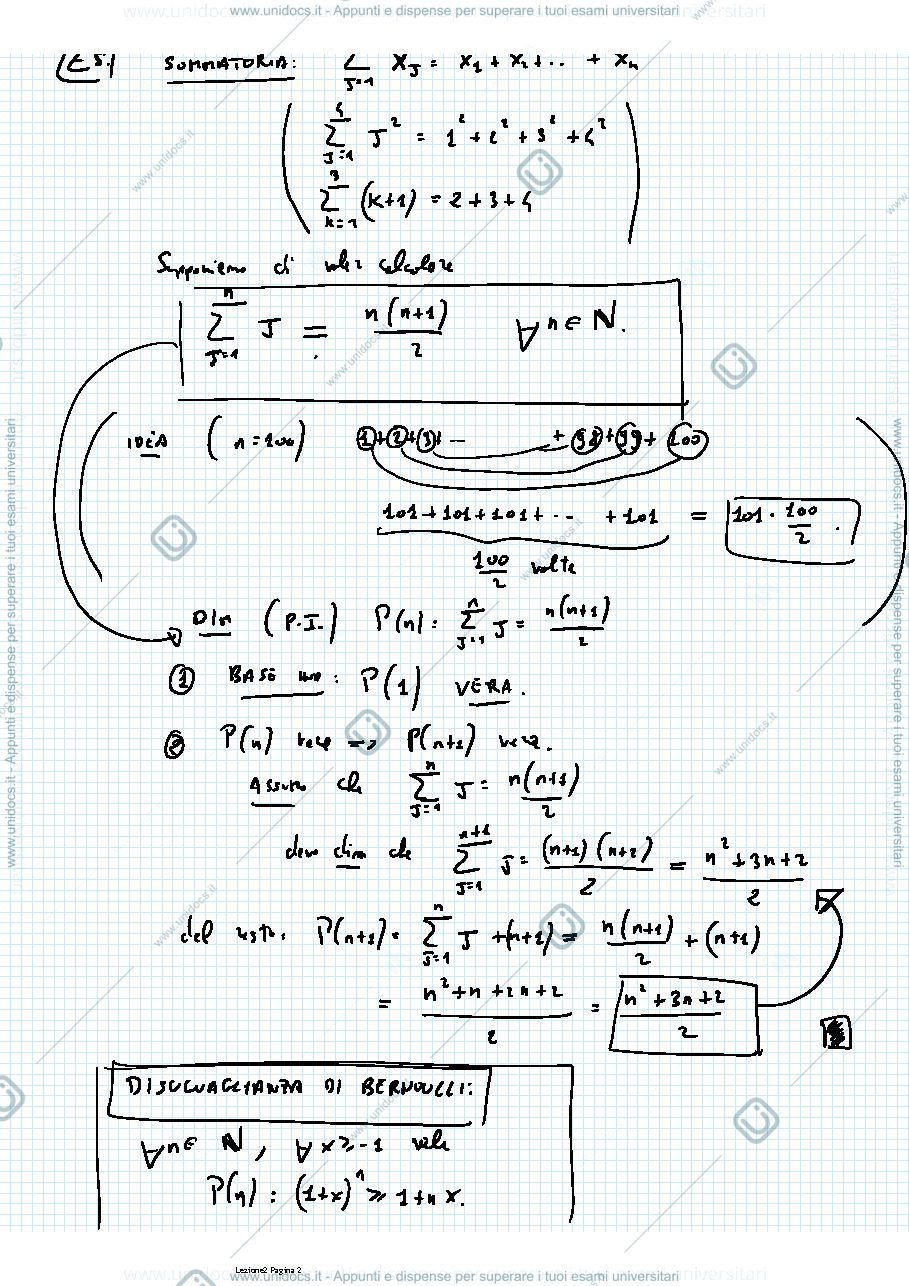 Anteprima pagina 2 — Appunti Lezione