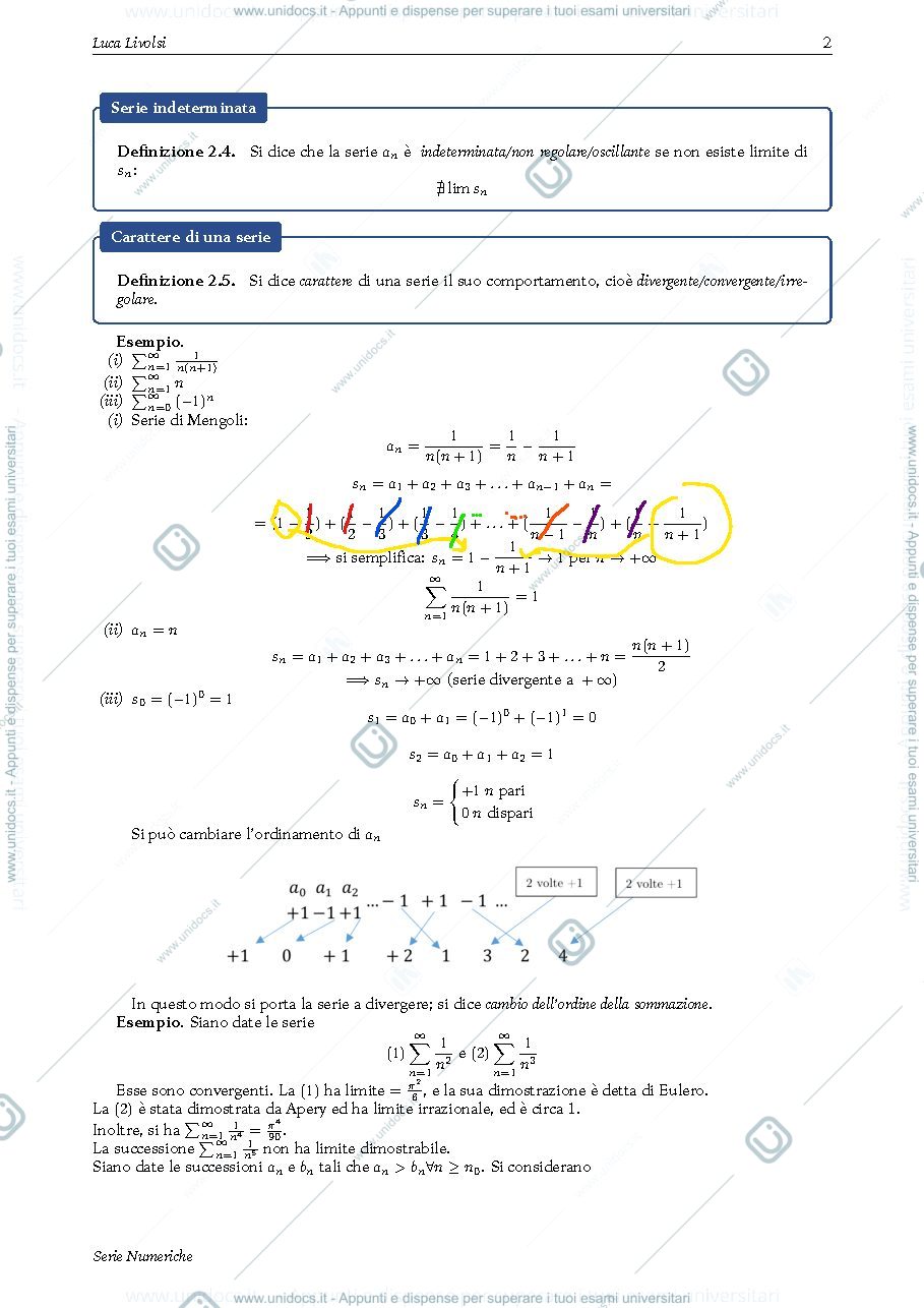 Anteprima pagina 3 — serie per corso prof.Pata
