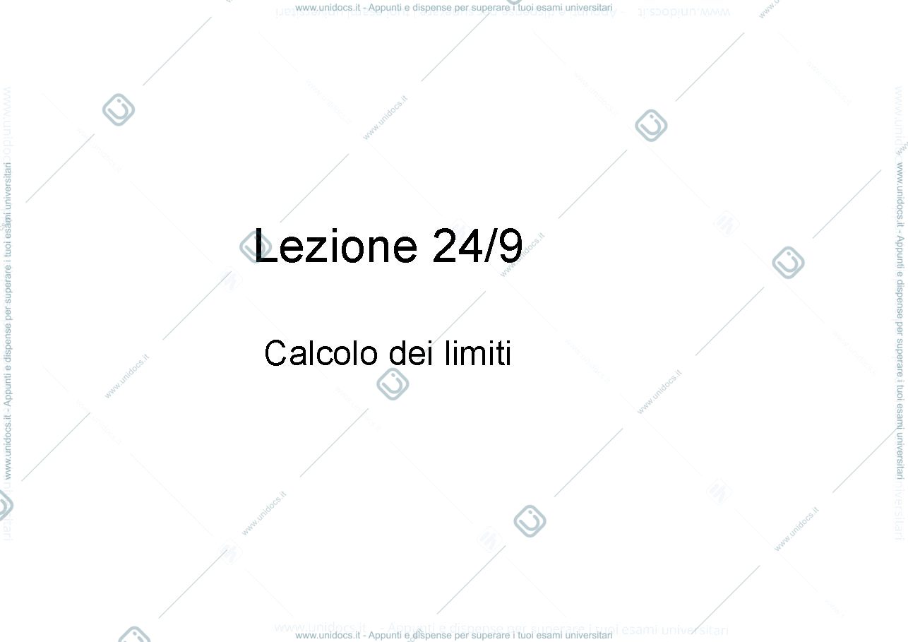 Anteprima pagina 1 — Lezione 3 lezioni 19-20 prof: Möseneder Frajria Pierluigi