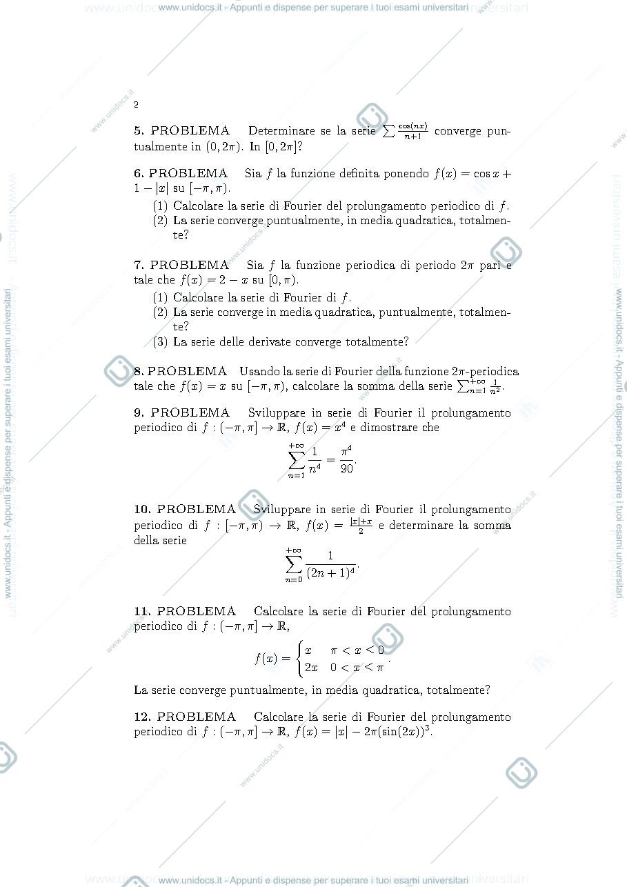 Anteprima pagina 2 — ESERCITAZIONE 11 esercizi prof: Möseneder Frajria Pierluigi