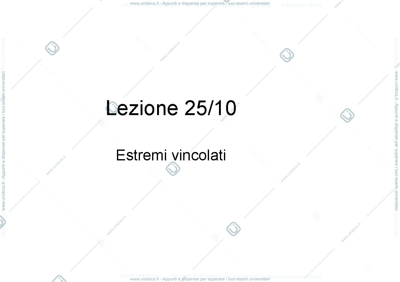 Anteprima pagina 1 — Lezione 10 lezioni 19-20 prof: Möseneder Frajria Pierluigi