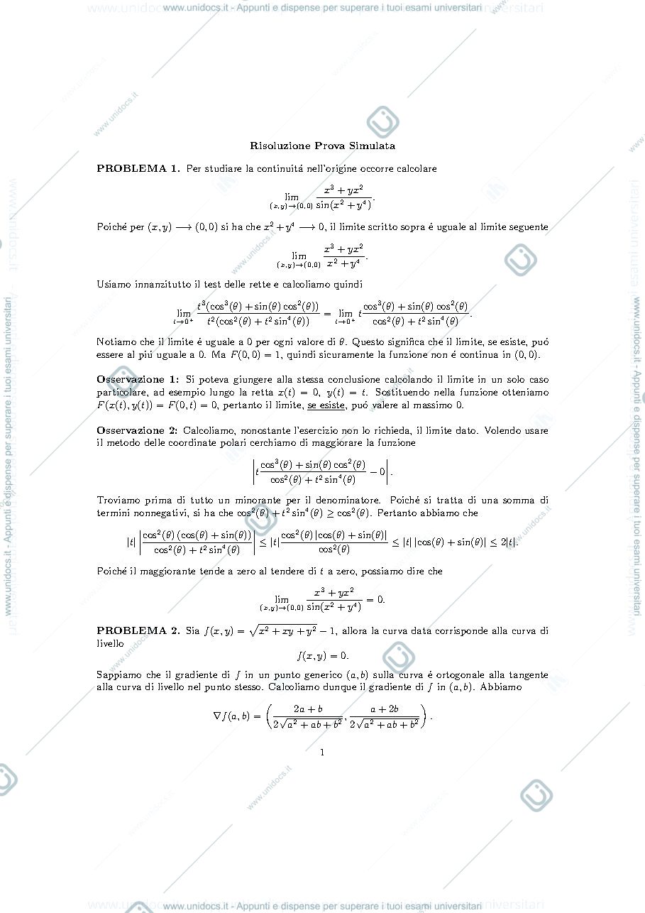 Anteprima pagina 2 — PREPARAZIONE PRIMA PROVA esercizi prof: Möseneder Frajria Pierluigi