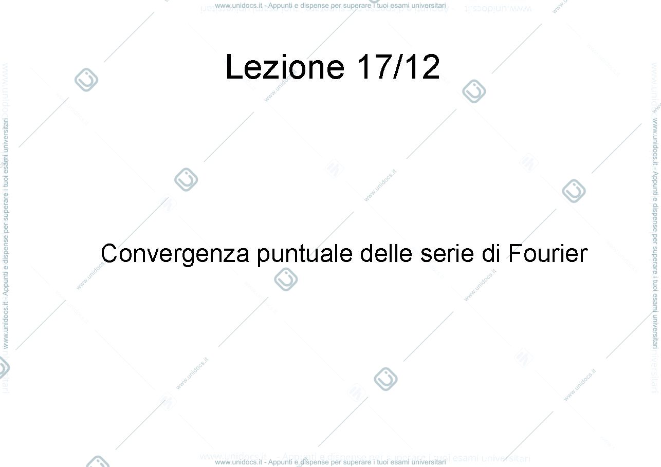 Anteprima pagina 1 — Lezione 22 lezioni 19-20 prof: Möseneder Frajria Pierluigi