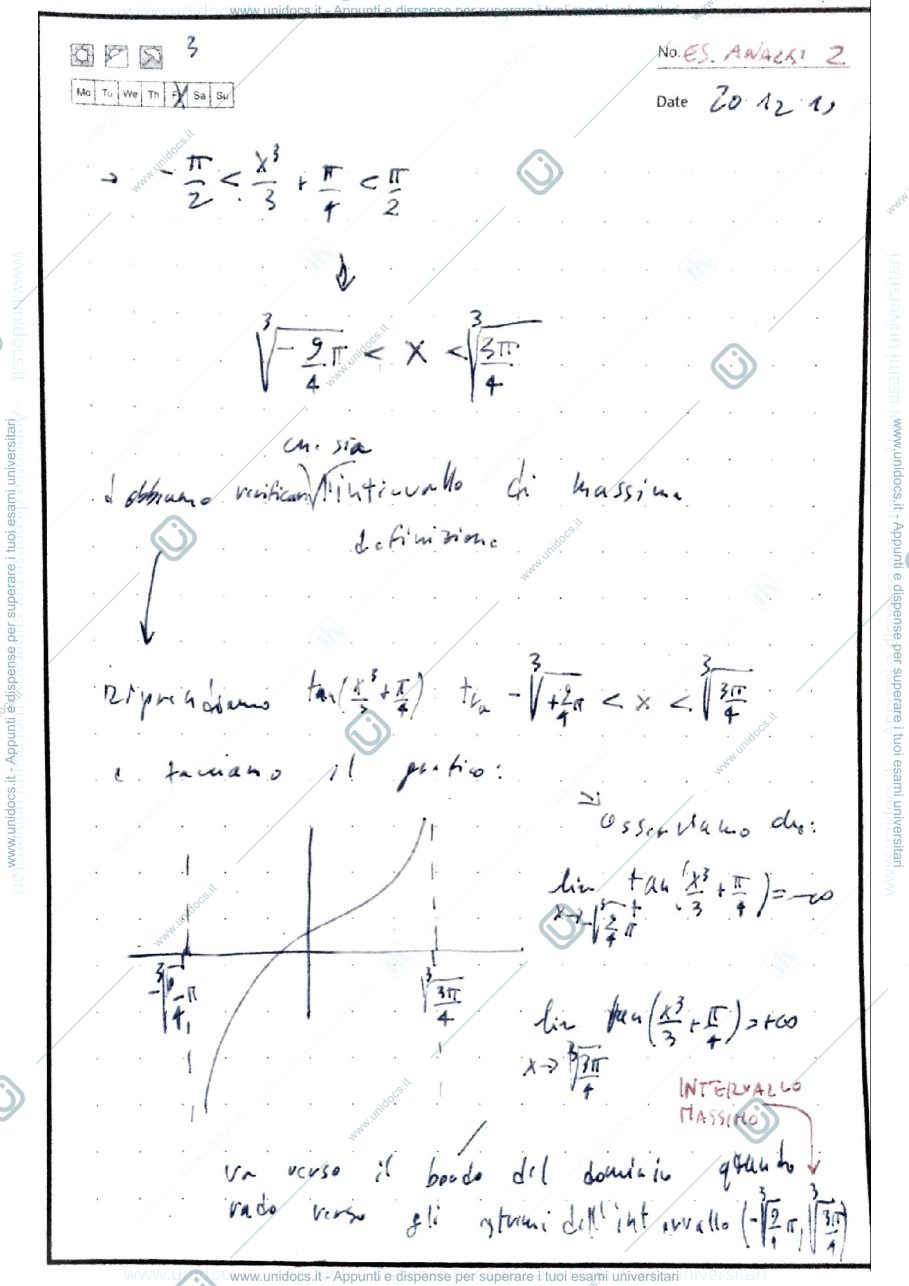 Anteprima pagina 3 — PREPARAZIONE SECONDA PROVA esercizi prof: Möseneder Frajria Pierluigi