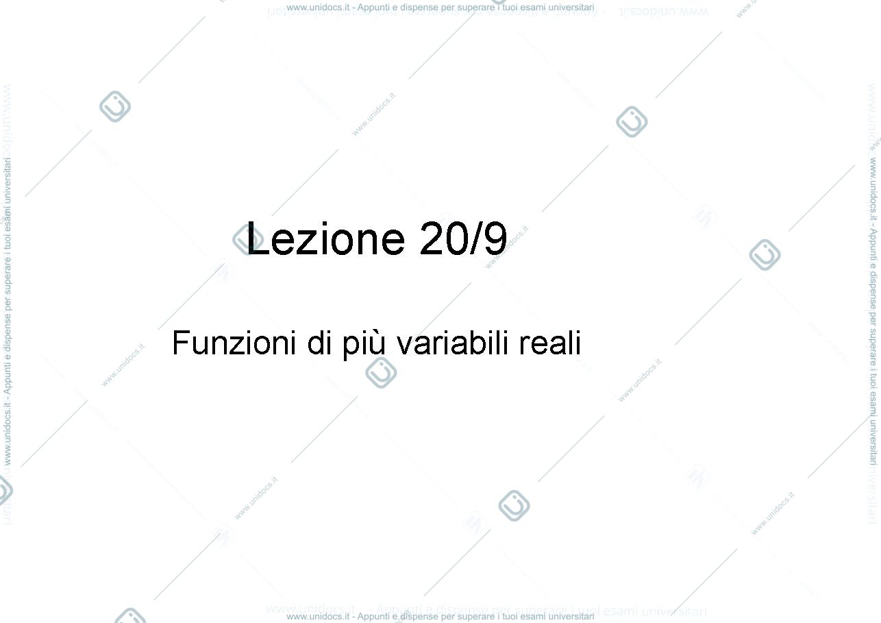 Anteprima pagina 1 — Lezione 2 lezioni 19-20 prof: Möseneder Frajria Pierluigi
