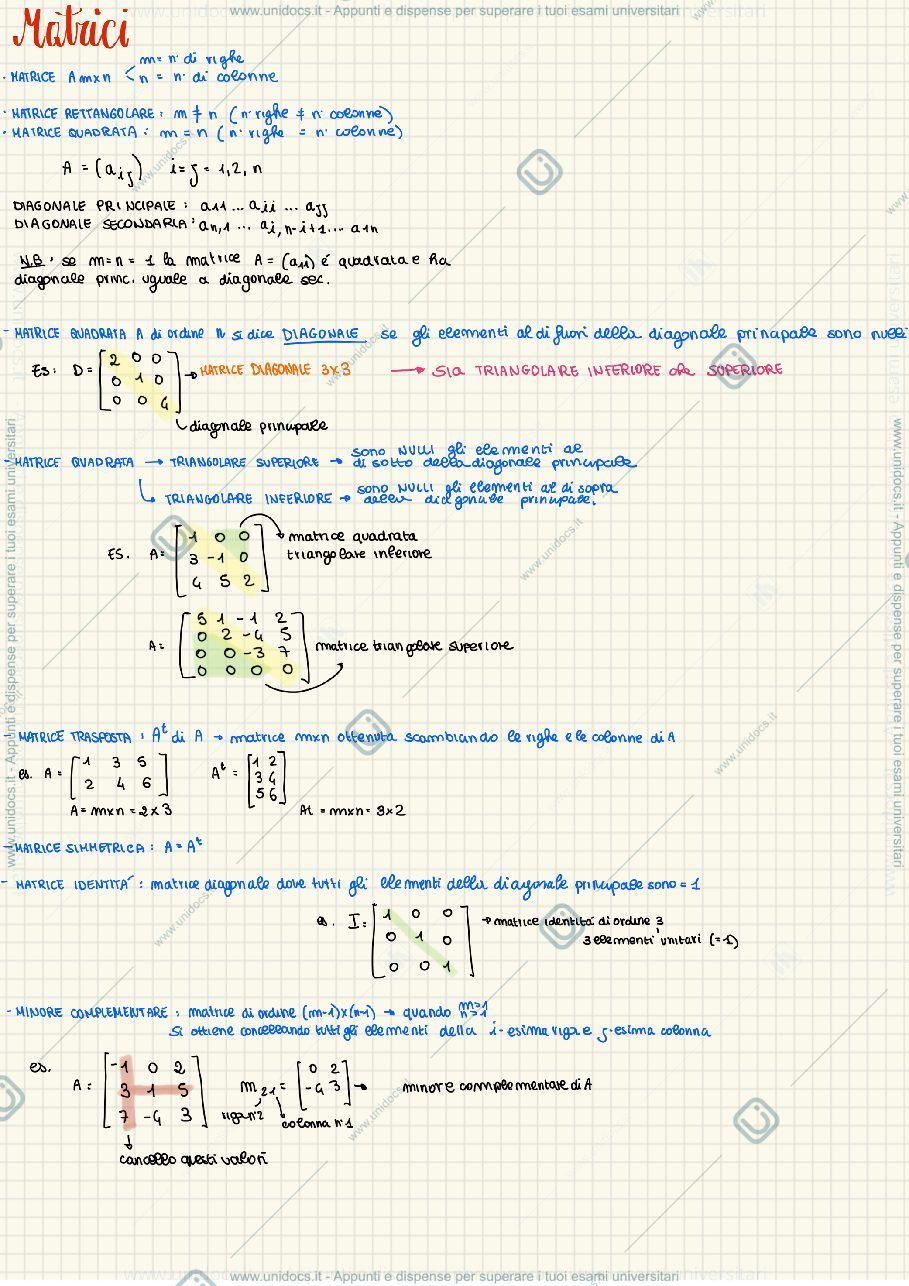 Anteprima pagina 1 — Matrici