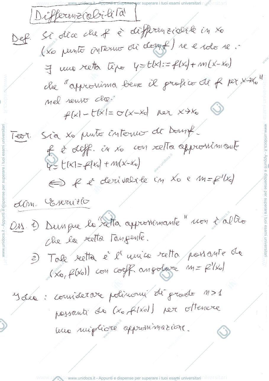 Anteprima pagina 1 — Analisi 1