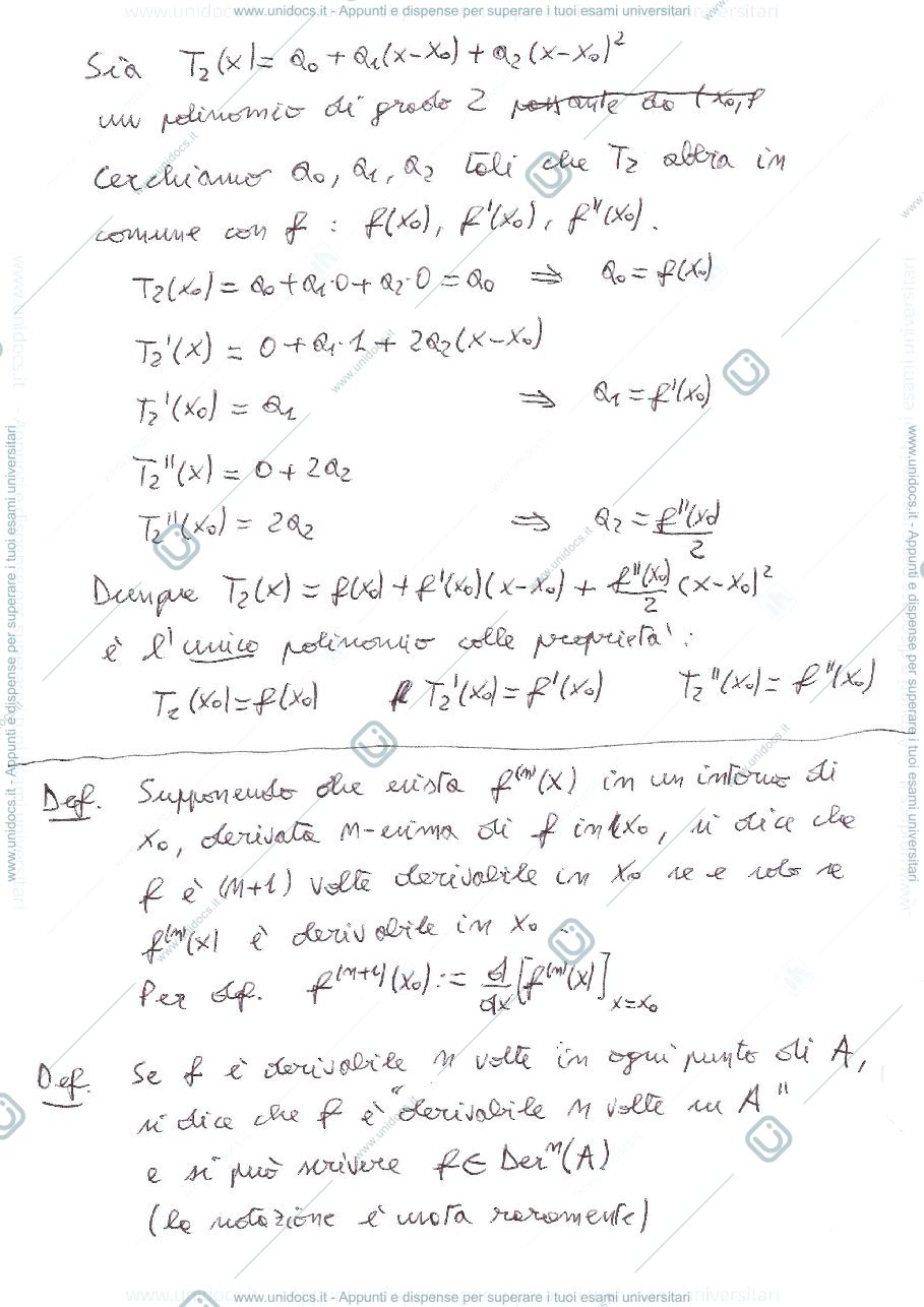 Anteprima pagina 2 — Analisi 1