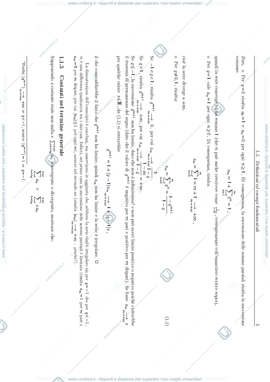 Anteprima pagina 3 — serie numeriche