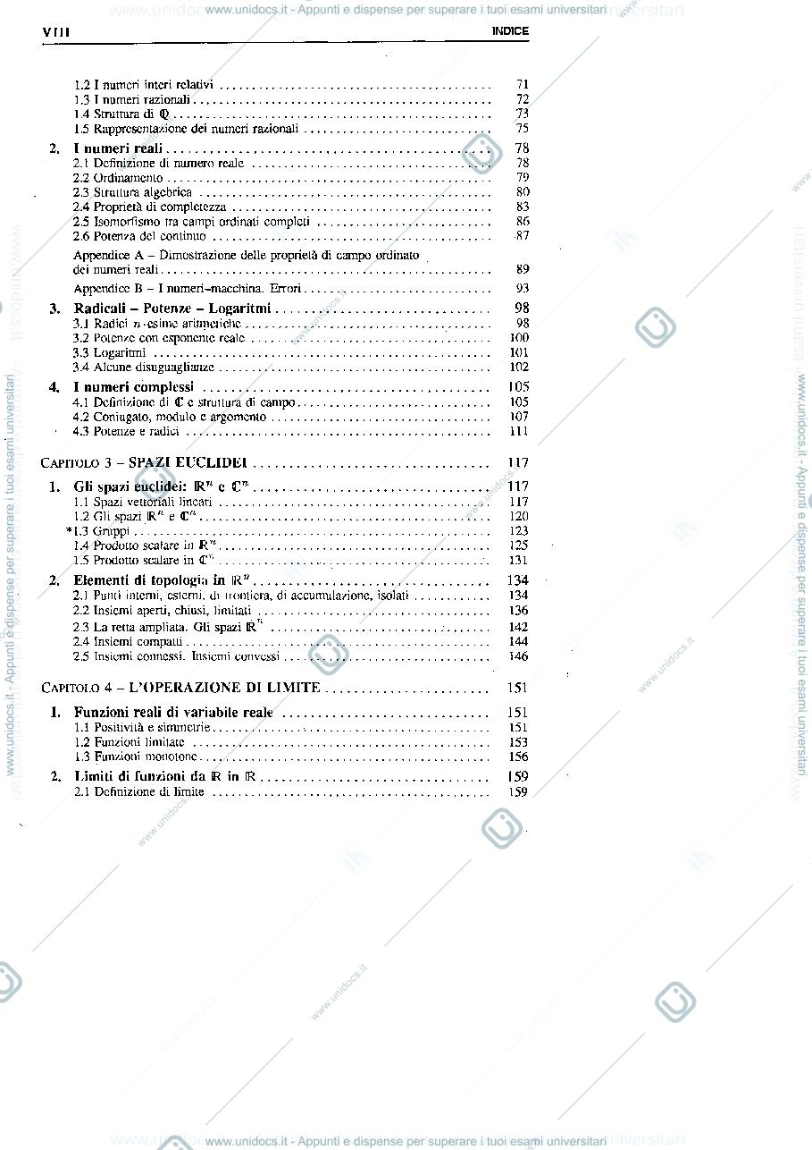 Anteprima pagina 5 — Analisi 1 Pagani Salsa
