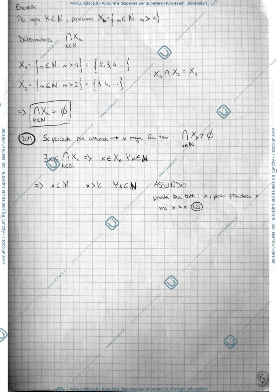 Anteprima pagina 5 — Appunti di Analisi I