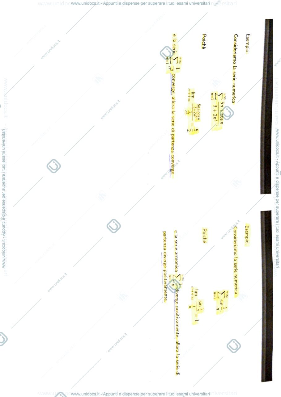 Anteprima pagina 2 — Slide Analisi I - Serie e Integrali