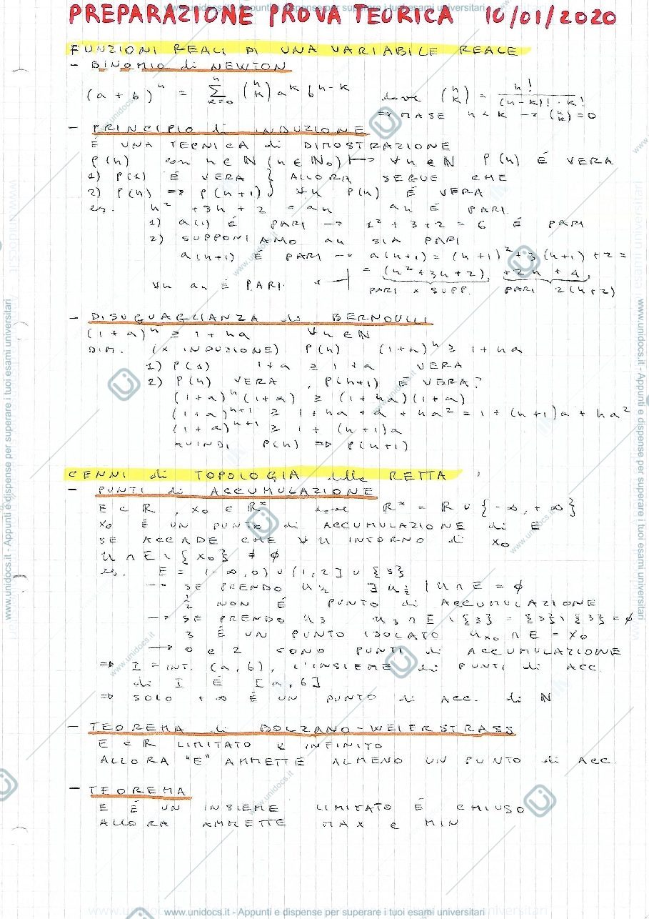 Anteprima pagina 1 — preparazione esame teorico 