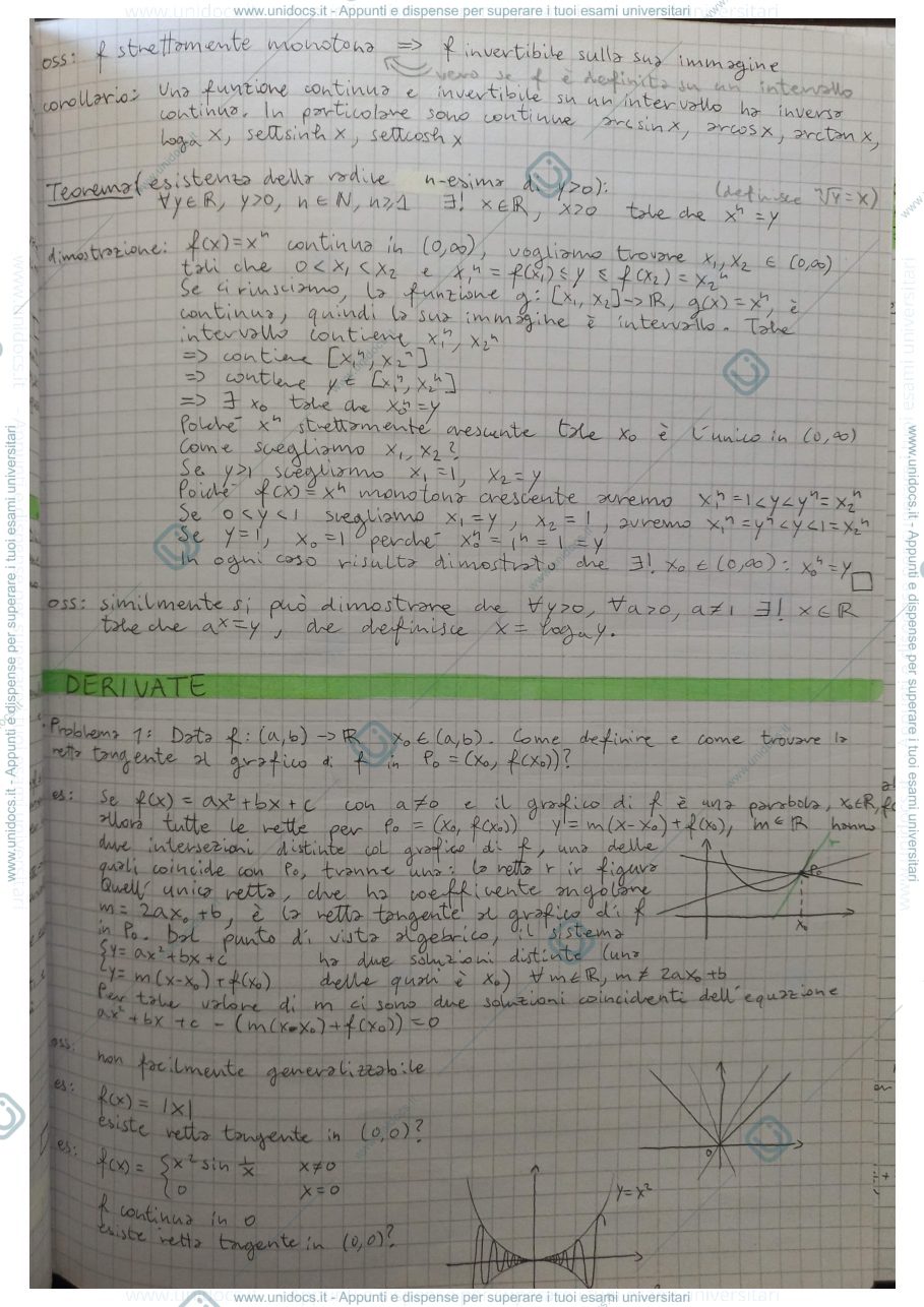 Anteprima pagina 1 — Analisi Matematica 1 (Monticelli) parte 3/3