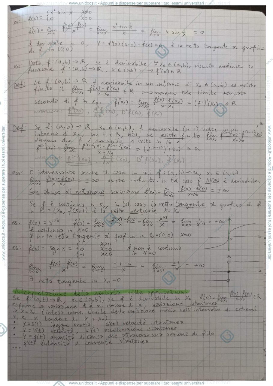 Anteprima pagina 3 — Analisi Matematica 1 (Monticelli) parte 3/3